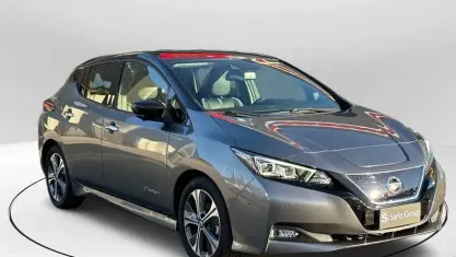 Usata Nissan Leaf Tekna 89 kW (122 CV) 2019 Grigio Utilitaria
