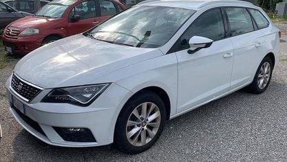 Usata Seat Leon Business 116 CV (85 kW) 2018 Bianco Station wagon