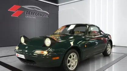Usata Mazda MX5 90 CV (66 kW) 1996 Verde Cabrio