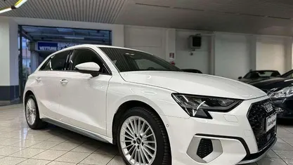 Usata Audi A3 Advanced 150 CV (110 kW) 2022 Bianco Berlina