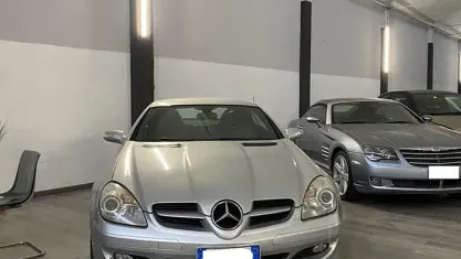 Usata Mercedes SLK200 163 CV (119 kW) 2005 Grigio Cabrio
