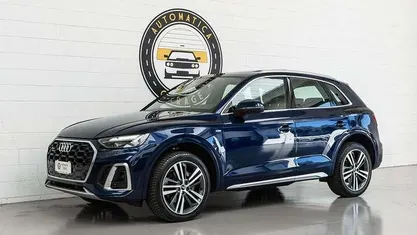 Begagnad Audi Q5 S-Line 204 HK (150 kW) 2021 Blå SUV
