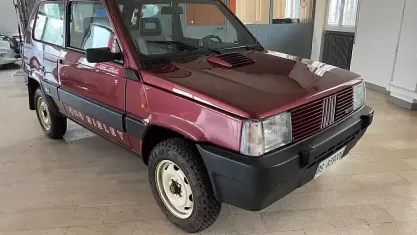 Usata Fiat Panda 4x4 50 CV (36 kW) 1989 Rosso Utilitaria