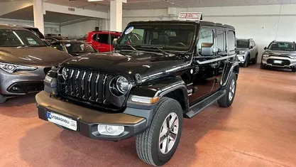 Usata Jeep Wrangler Unlimited Sahara 272 CV (200 kW) 2021 Nero SUV