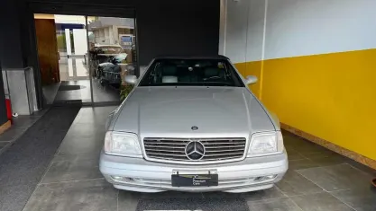 Usata Mercedes SL320 224 CV (164 kW) 1998 Grigio Cabrio