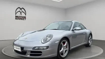 Usata Porsche 997 355 CV (261 kW) 2006 Argento Cabrio