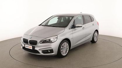 Brugt BMW 218 Active Tourer Luxury Line 150 HK (110 kW) 2015 Sølv MPV