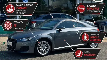 Usata Audi TT Design 179 CV (131 kW) 2016 Grigio Coupé