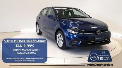 Usata VW Polo Style 95 CV (69 kW) 2025 Blu Utilitaria