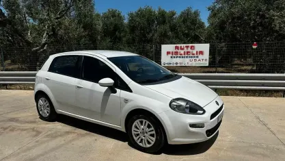Usata Fiat Punto Lounge 85 CV (62 kW) 2014 Bianco Utilitaria