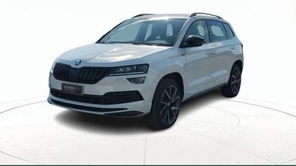 Usata Skoda Karoq SportLine 150 CV (110 kW) 2019 Bianco / pastello SUV