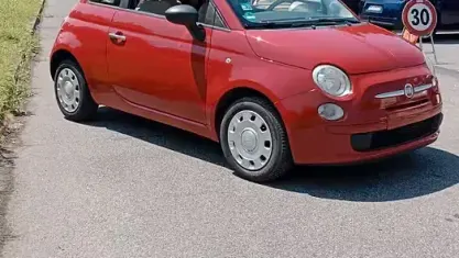 Usata Fiat 500 Pop 69 CV (50 kW) 2009 Rosso Cabrio