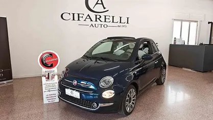 Usata Fiat 500 69 CV (50 kW) 2020 Blu Cabrio