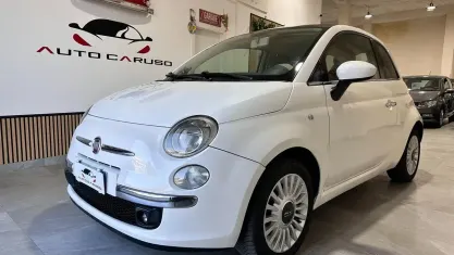 Usata Fiat 500 Lounge 75 CV (55 kW) 2009 Bianco Cabrio