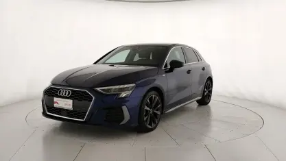 Usata Audi A3 Sportback e-tron S-Line 150 CV (110 kW) 2023 Blu Utilitaria