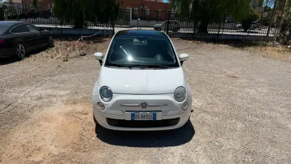 Usata Fiat 500 Lounge 69 CV (50 kW) 2009 Bianco Cabrio