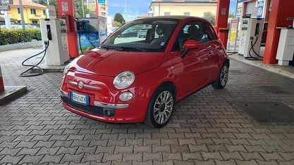 Usata Fiat 500 95 CV (69 kW) 2010 Rosso Cabrio