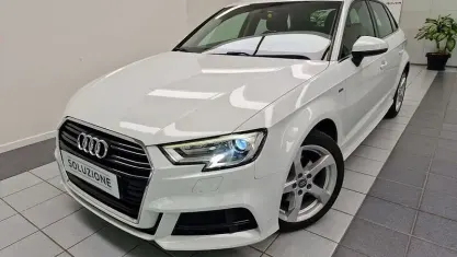 Brugt Audi A3 Sportback Design 116 HK (85 kW) 2018 Hvid Hatchback