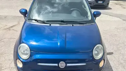 Usata Fiat 500 75 CV (55 kW) 2009 Bluazzurro Cabrio