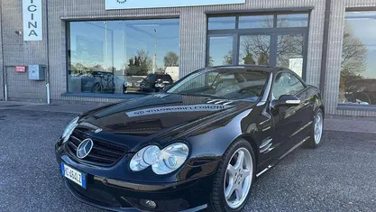 Usata Mercedes SL55 AMG AMG 500 CV (367 kW) 2003 Nero Cabrio