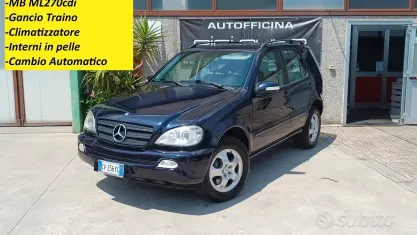 Usata Mercedes ML270 Classic 163 CV (119 kW) 2005 Blu SUV