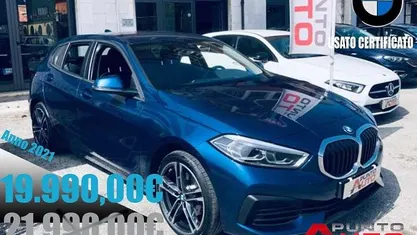 Blu Usata 2021 BMW 116 Advantage Due volumi | 19.490 € (Buon prezzo)