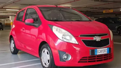 Usata Chevrolet Spark 68 CV (50 kW) 2011 Rosso Utilitaria