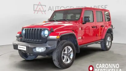 Usata Jeep Wrangler Unlimited Sahara 200 CV (147 kW) 2021 Rosso SUV
