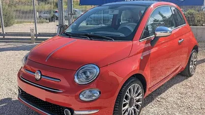 Arancione Usata 2017 Fiat 500 Due volumi | 9490 € (Buon prezzo)