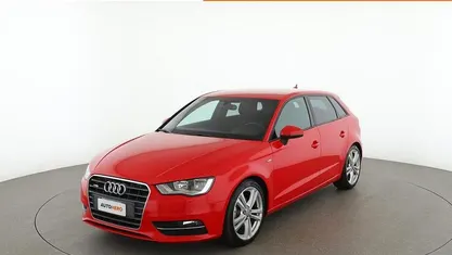 Usata Audi A3 S-Line 150 CV (110 kW) 2014 Rosso Berlina