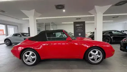 Usata Porsche 993 271 CV (199 kW) 1995 Rosso Cabrio