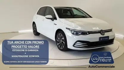 Usata VW Golf VIII Style 131 CV (96 kW) 2023 Bianco Berlina