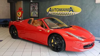 Usata Ferrari 458 600 CV (441 kW) 2015 Rosso Cabrio