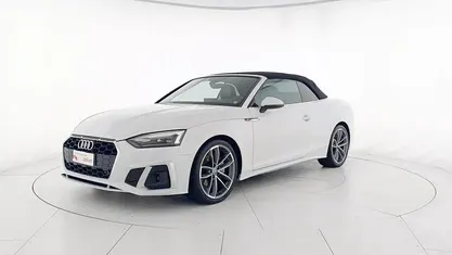 Usata Audi A5 Cabriolet S-Line 190 CV (139 kW) 2020 Bianco Cabrio