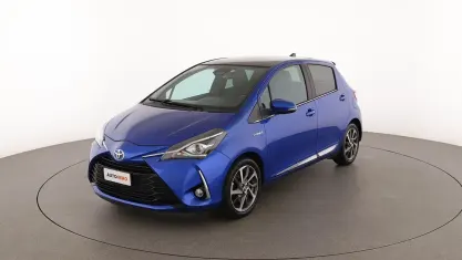 Usata Toyota Yaris Style 101 CV (74 kW) 2017 Blu Utilitaria