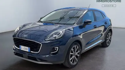 Usata Ford Puma Titanium S 125 CV (91 kW) 2022 Blue blazer SUV