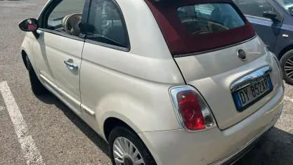 Usata Fiat 500C Lounge 75 CV (55 kW) 2009 Bianco Cabrio