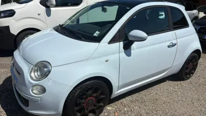 Usata Fiat 500 Lounge 100 CV (73 kW) 2009 Blu Cabrio