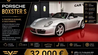 Usata Porsche Boxster 280 CV (205 kW) 2006 Grigio Cabrio