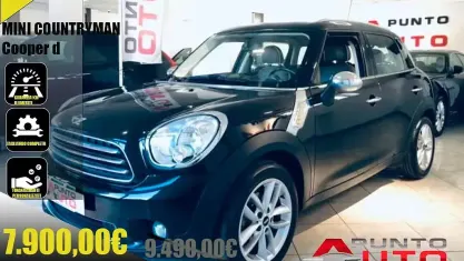 Usata Mini Cooper D Countryman 90 CV (66 kW) 2013 Nero SUV