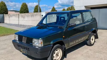 Usata Fiat Panda 4x4 50 CV (36 kW) 1990 Verde Utilitaria