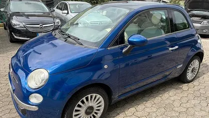 Usata Fiat 500 Lounge 69 CV (50 kW) 2009 Blu Cabrio