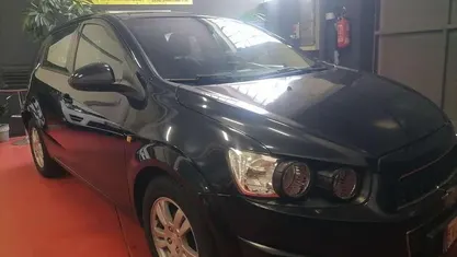 Usata Chevrolet Aveo LTZ 86 CV (63 kW) 2014 Nero Berlina