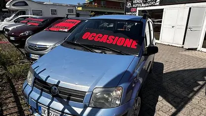 Begagnad Fiat Panda 60 HK (44 kW) 2007 Blå Halvkombi