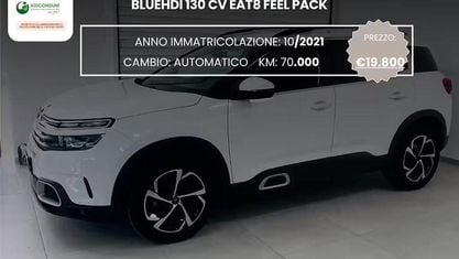 Usado Citroën C5 Aircross Feel 131 CV (96 kW) 2021 Blanco SUV