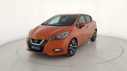 Gebraucht Nissan Micra Tekna 90 PS (66 kW) 2017 Orange Kleinwagen