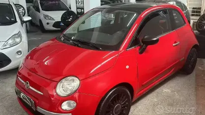 Usata Fiat 500 Lounge 69 CV (50 kW) 2011 Rosso Berlina