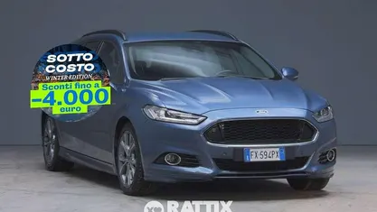 Chrome blue Usata 2019 Ford Mondeo ST-Line Tre volumi | 17.432 € (Buon prezzo)