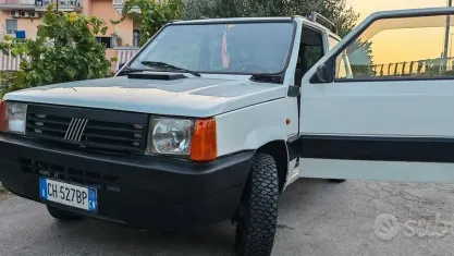 Usata Fiat Panda 4x4 Climbing 54 CV (39 kW) 2003 Bianco Utilitaria