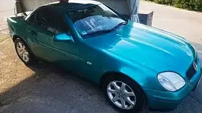 Usata Mercedes SLK230 193 CV (141 kW) 1998 Verde Cabrio